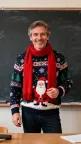 Teacher in festive Christmas sweater brought to life as Talking Photo