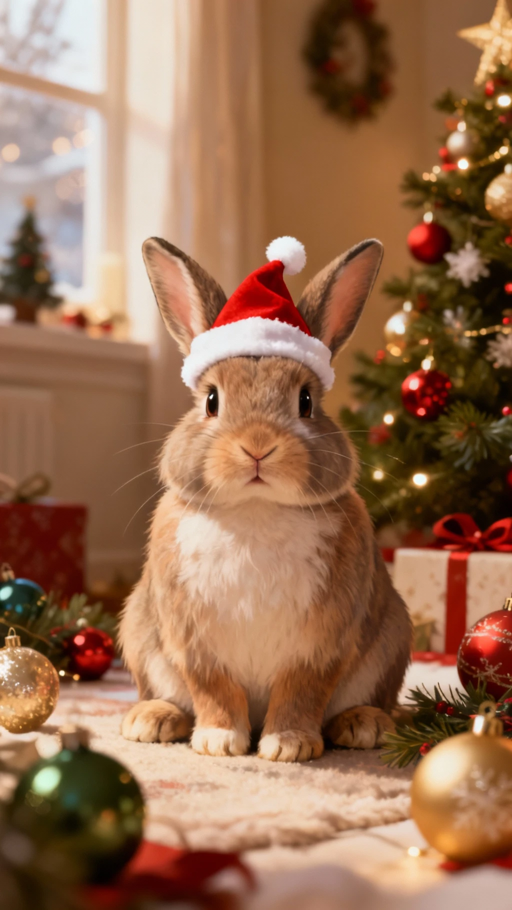 Christmas talking Cat template