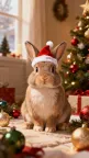 Christmas talking Cat template