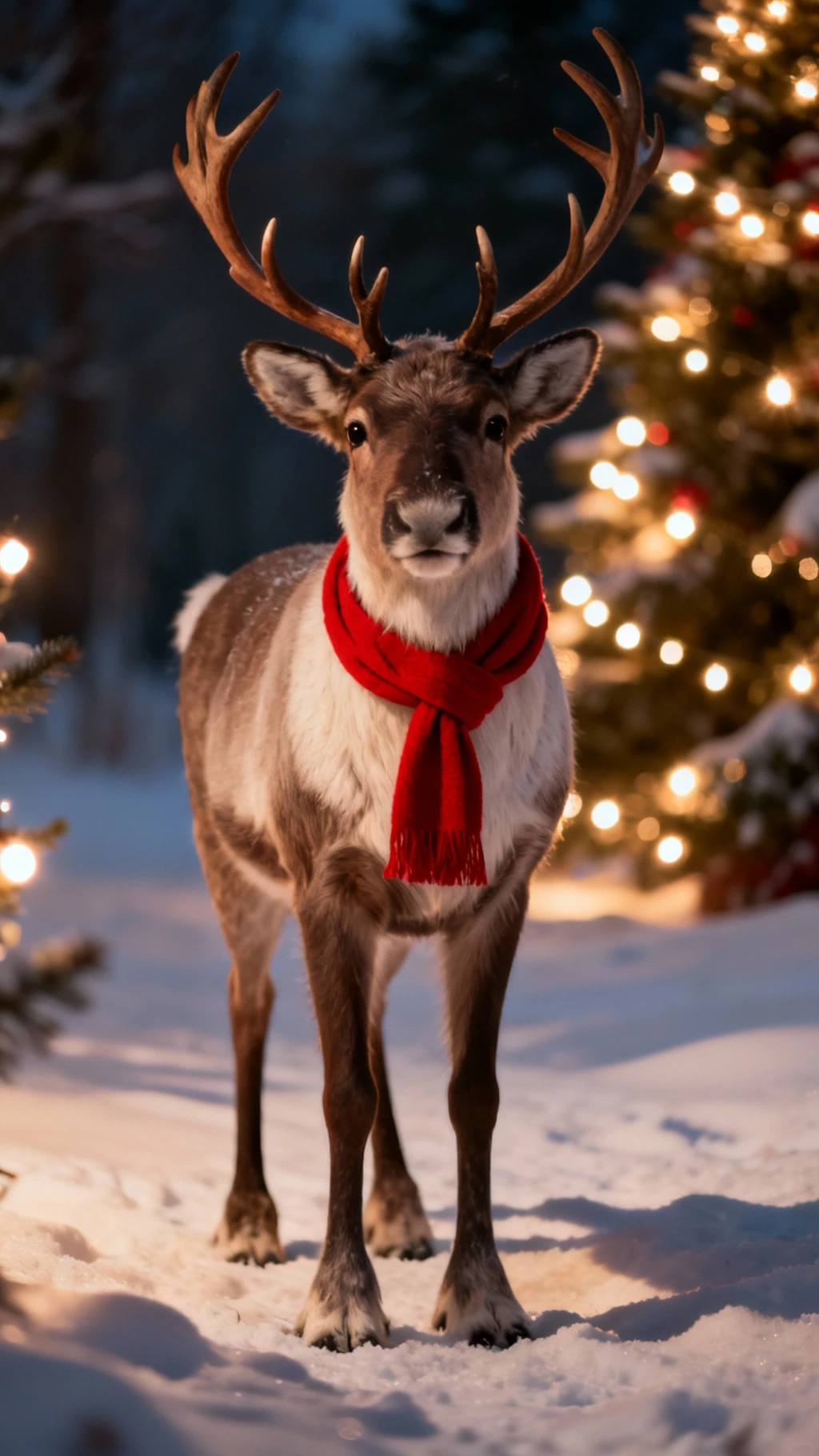 Christmas talking Deer template