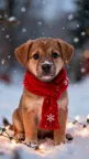 Christmas talking Dog tempalte