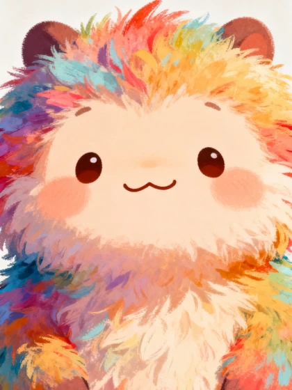 Exemplo de geração de personagens de desenho animado