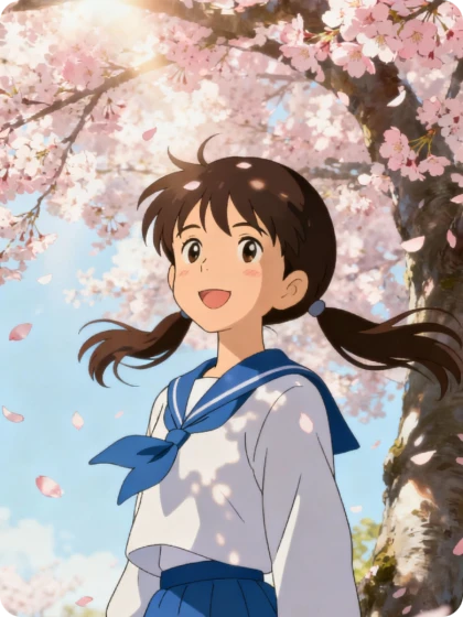 Exemplo de geração de personagens ghibli