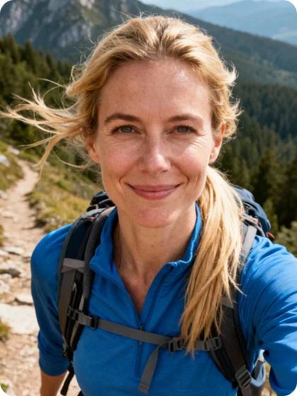 Example of generating realistic characters