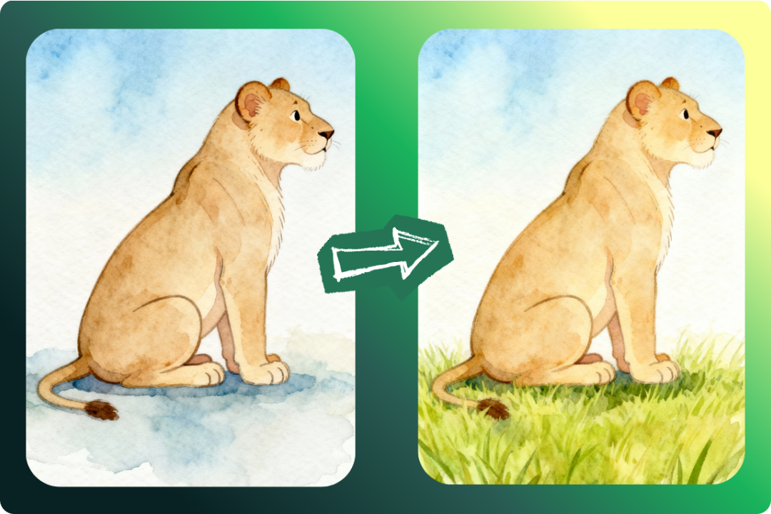 Precisely modify image details (illustration)