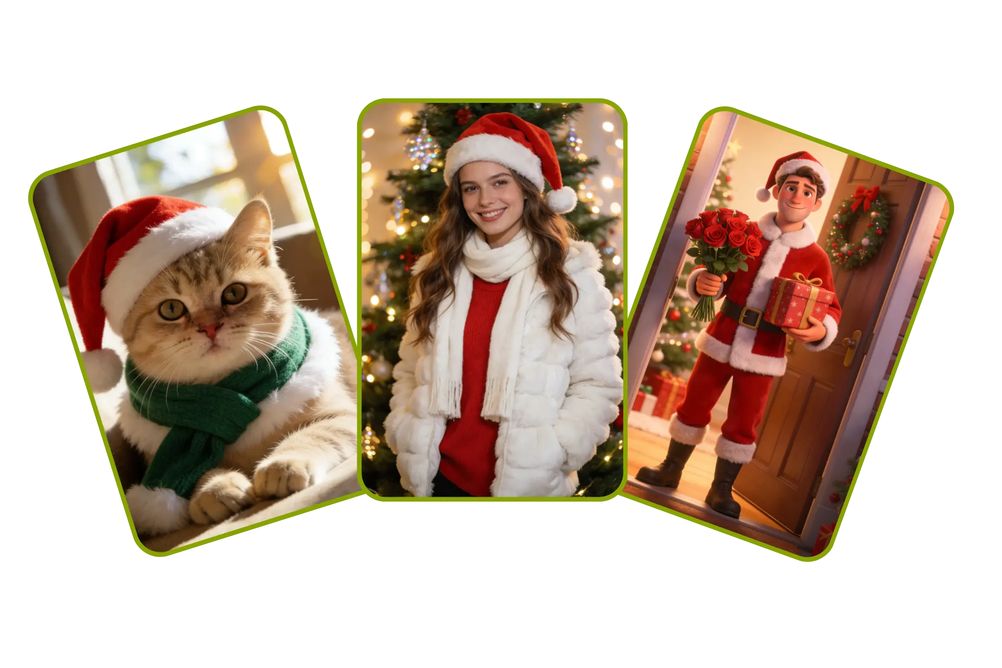 Sampel Anda dapat menghasilkan Foto Natal AI apa pun yang Anda inginkan