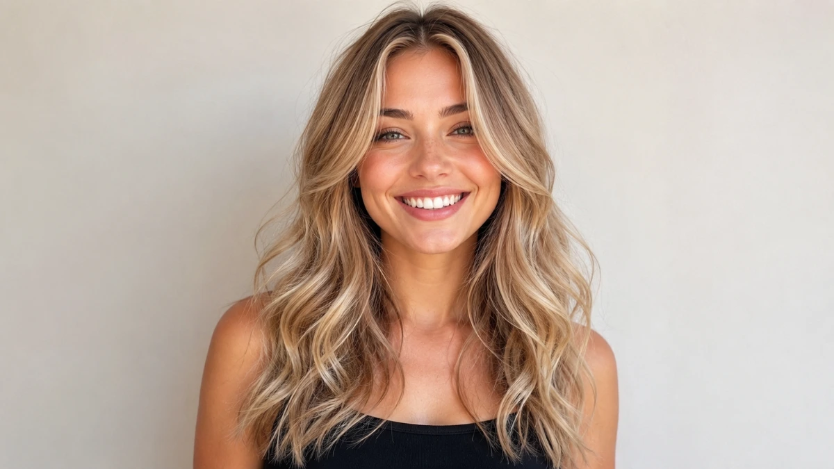 AI hair color changer sample after
