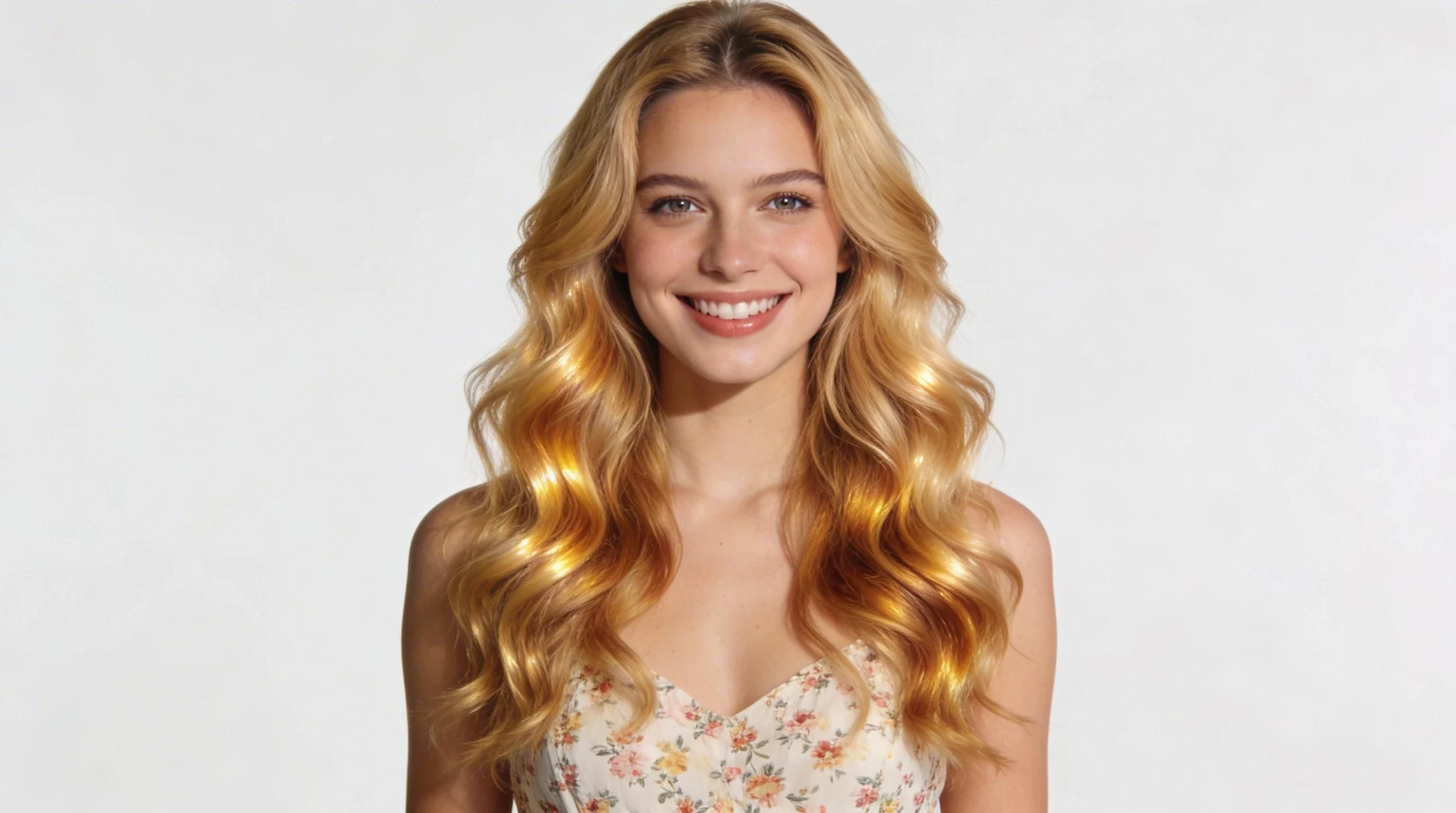 female fire red hair portrait