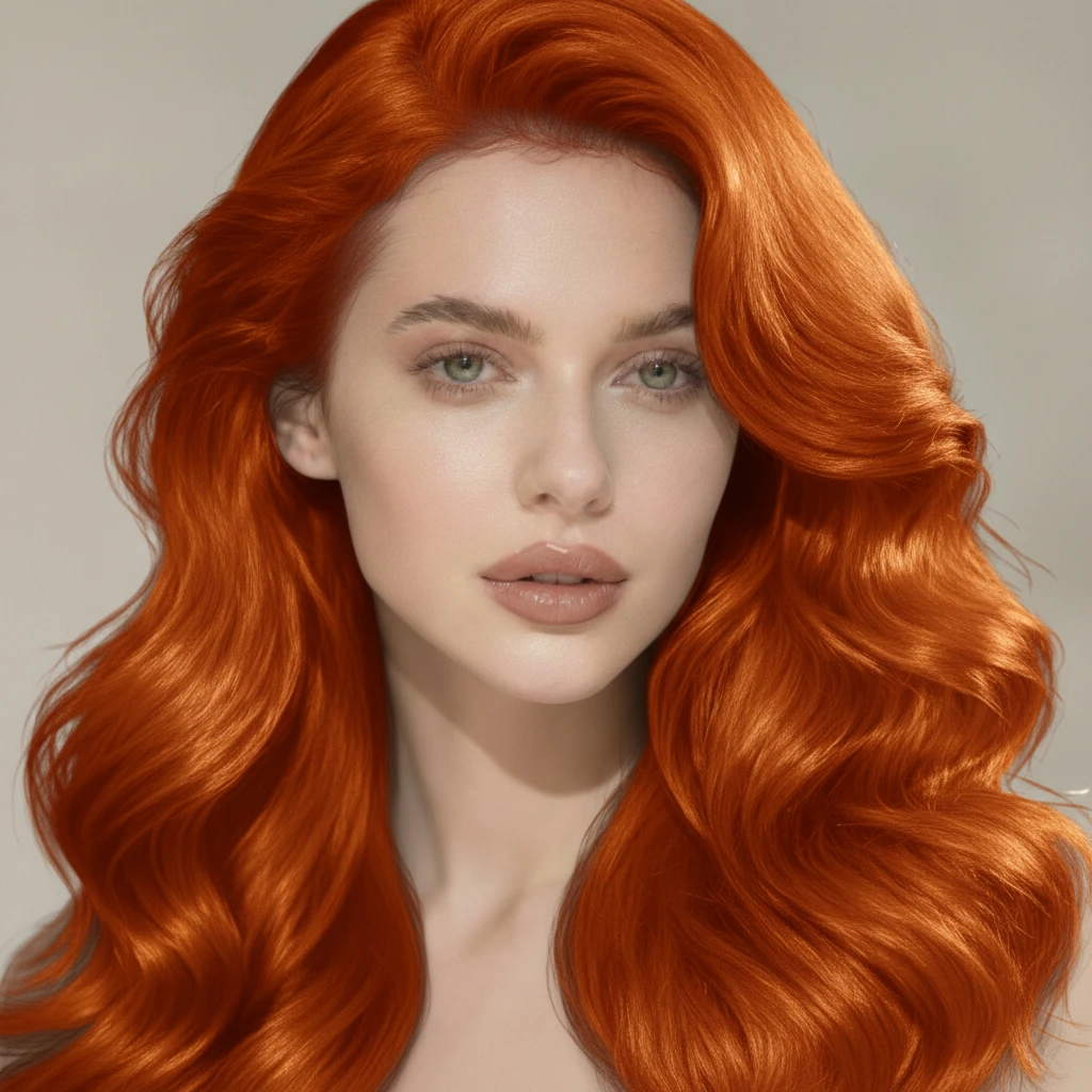 برتقالي دافئ