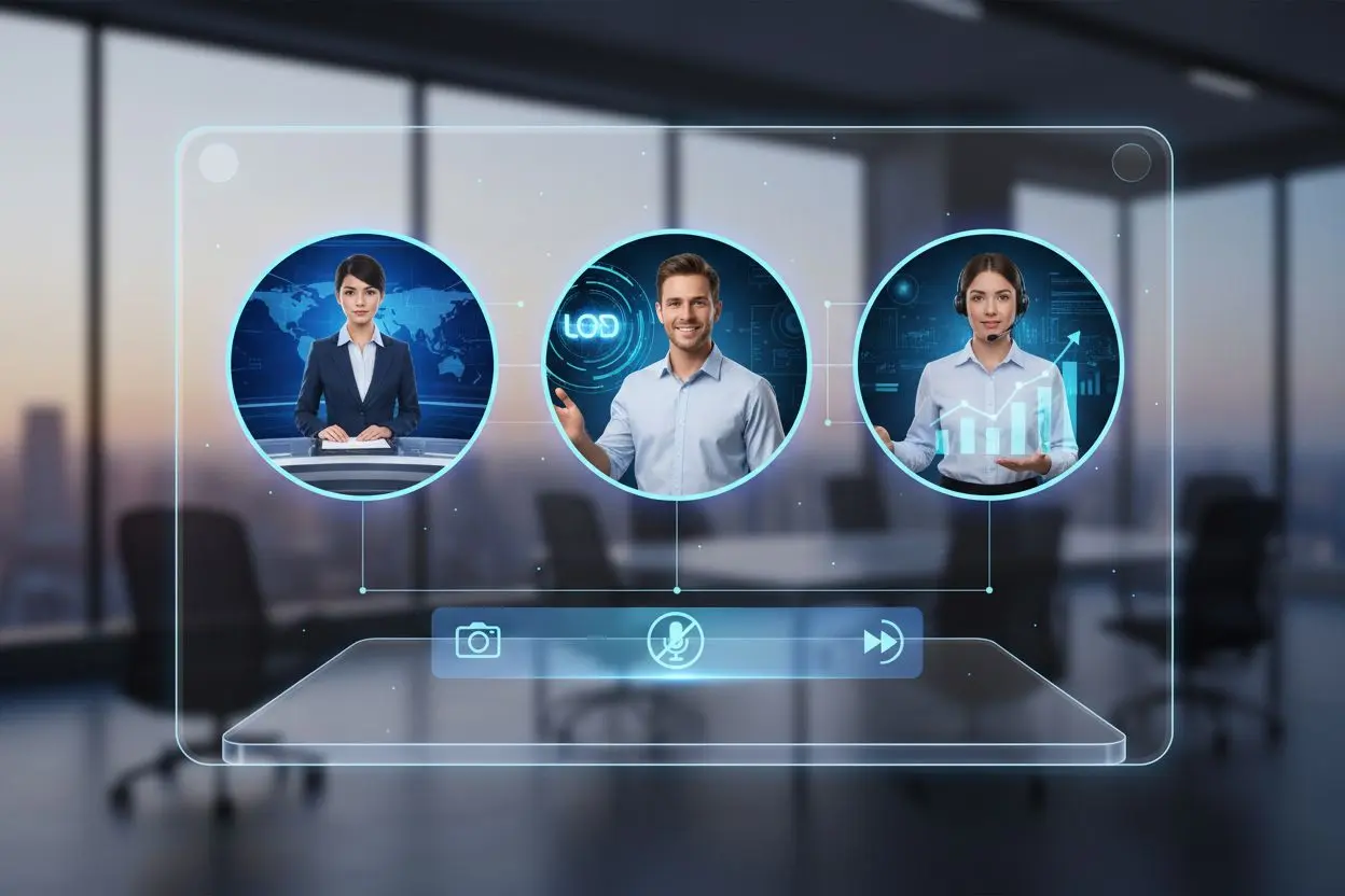 Create professional enterprise videos with AI humans generator