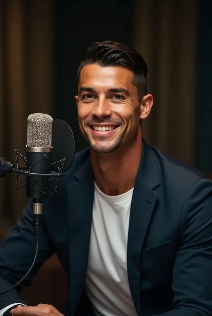 Professional studio podcast avatar