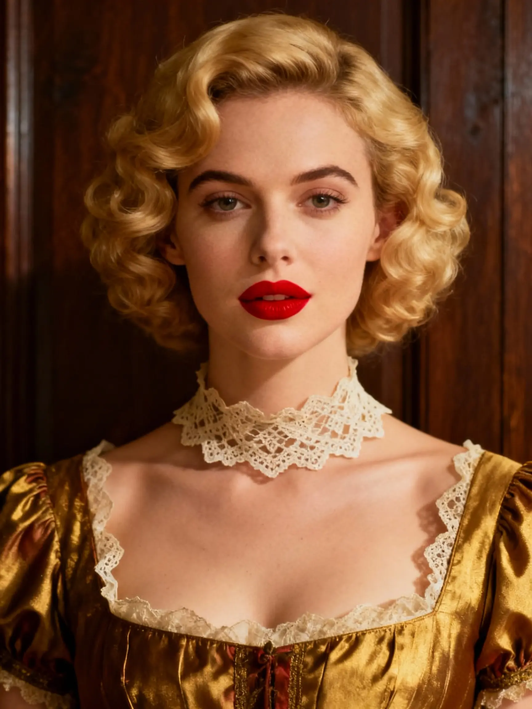 exemple de portrait de style vintage