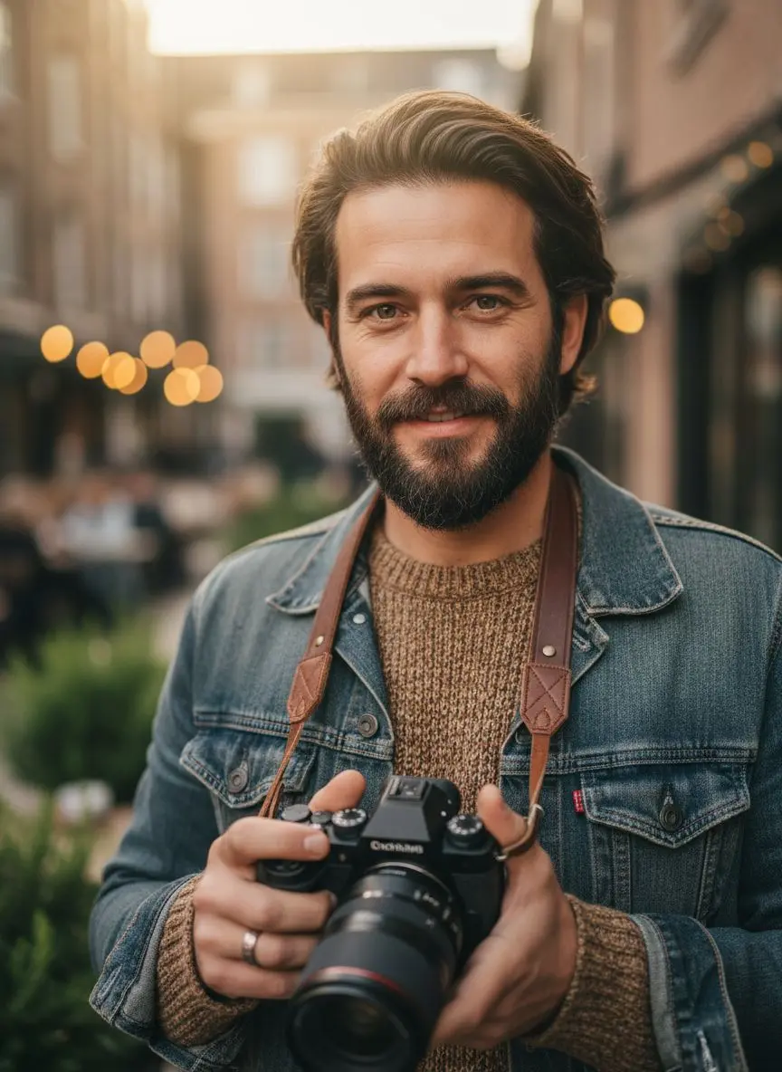 headshot de photographe du générateur de portraits ai