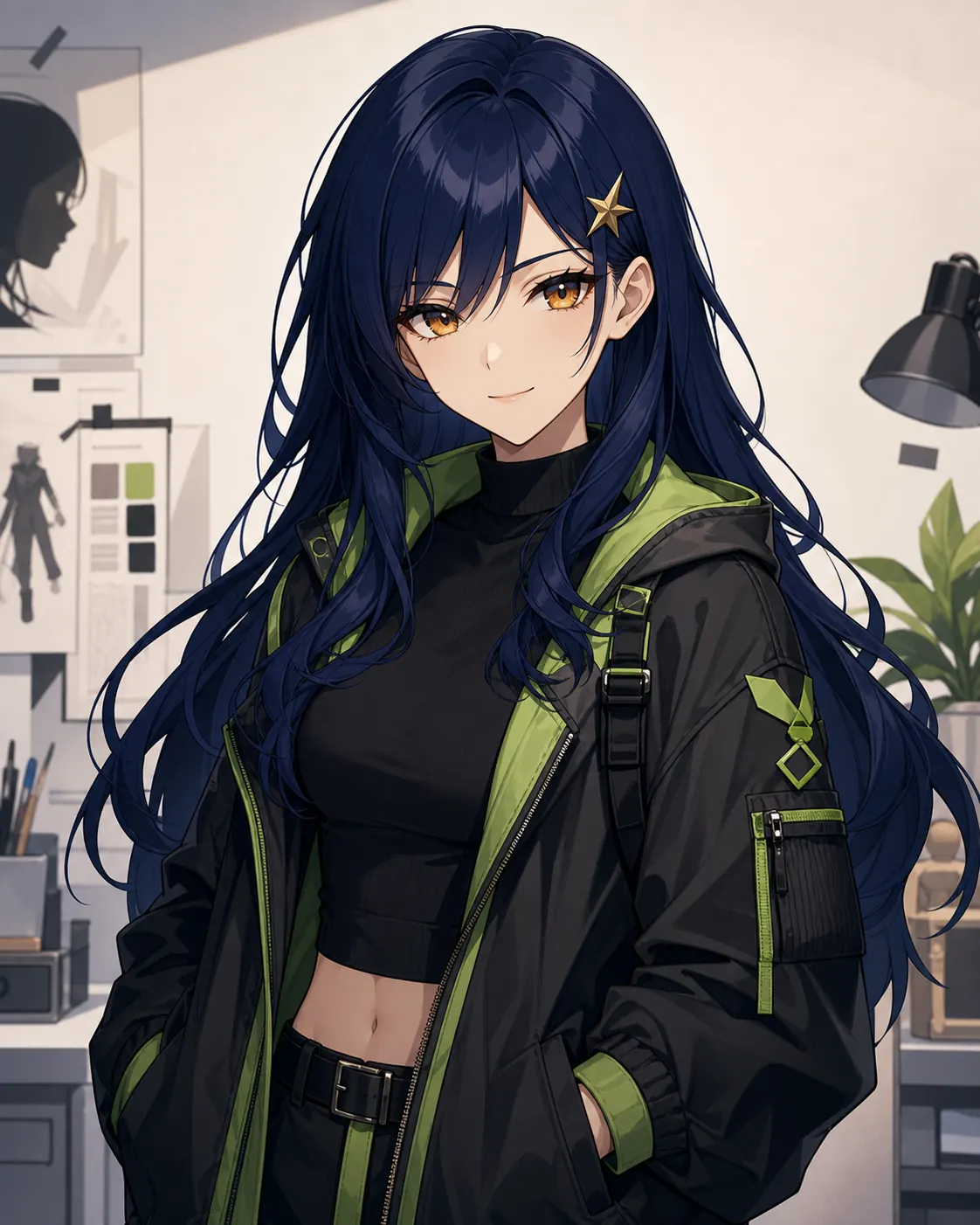 pegatina de personaje héroe uno
