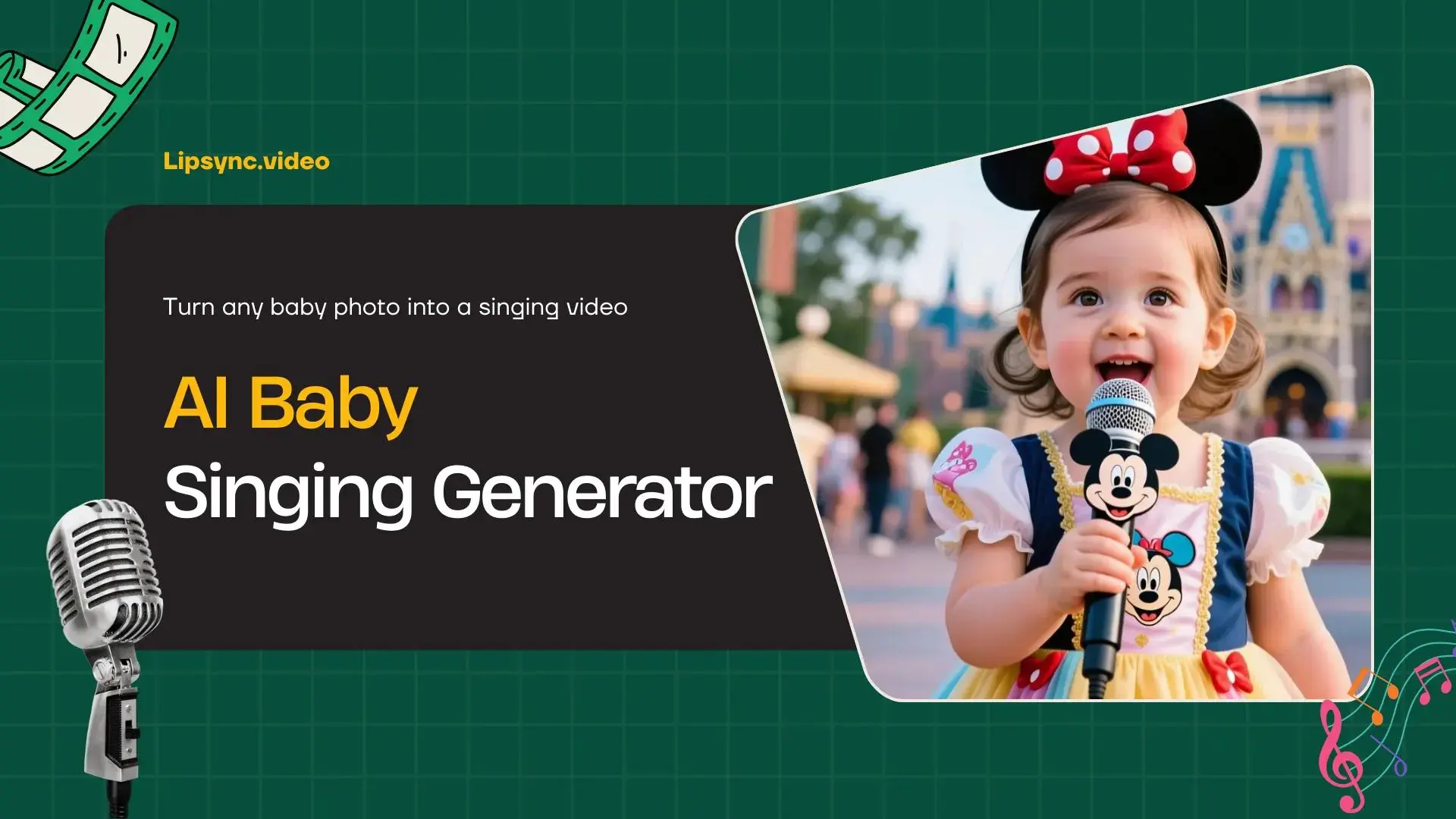 Generador de bebé cantante con IA