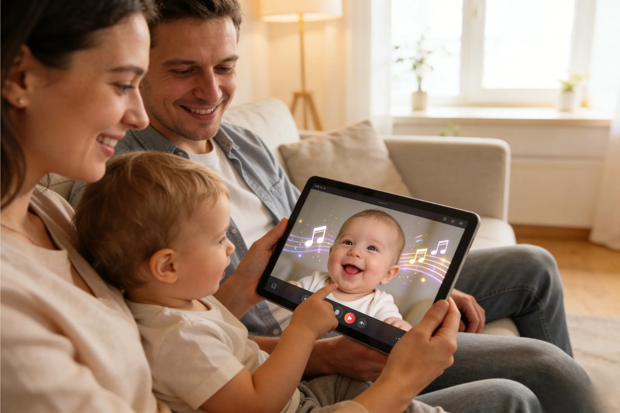 Turn baby photos into singing videos to treasure memories