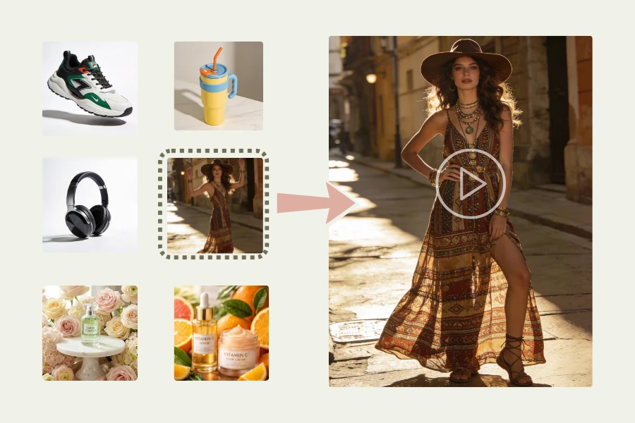 使用AI创建高转化率电商产品视频