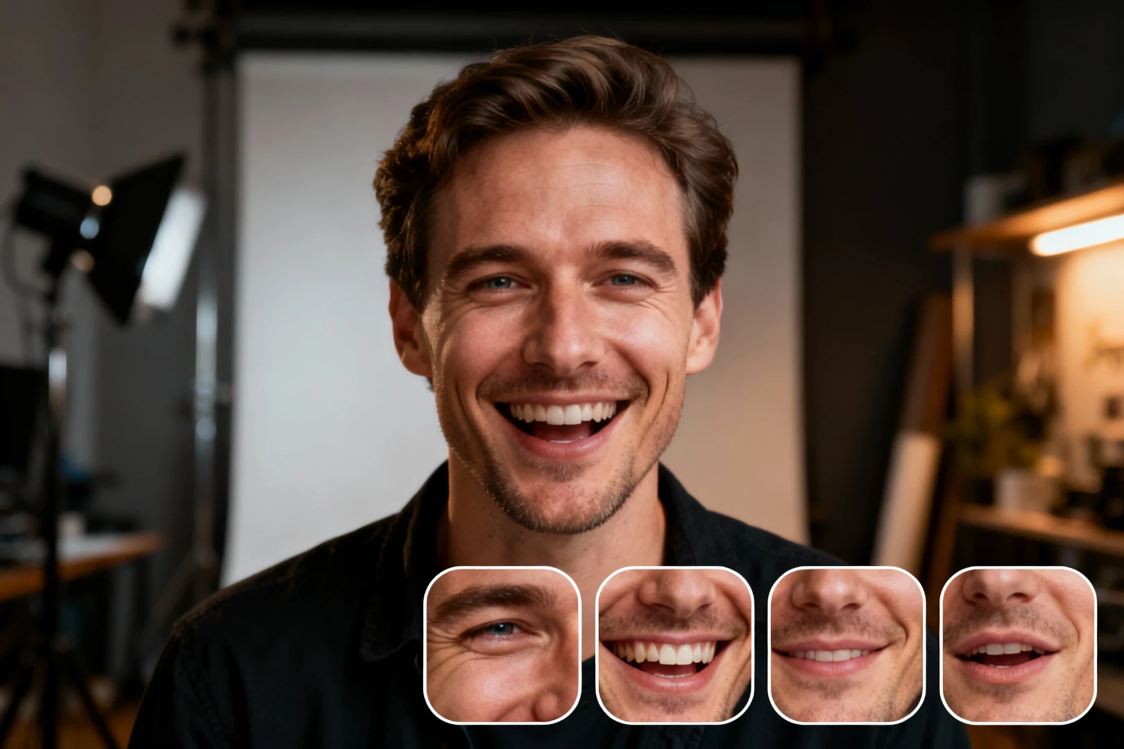 超逼真的对口型与表情动画