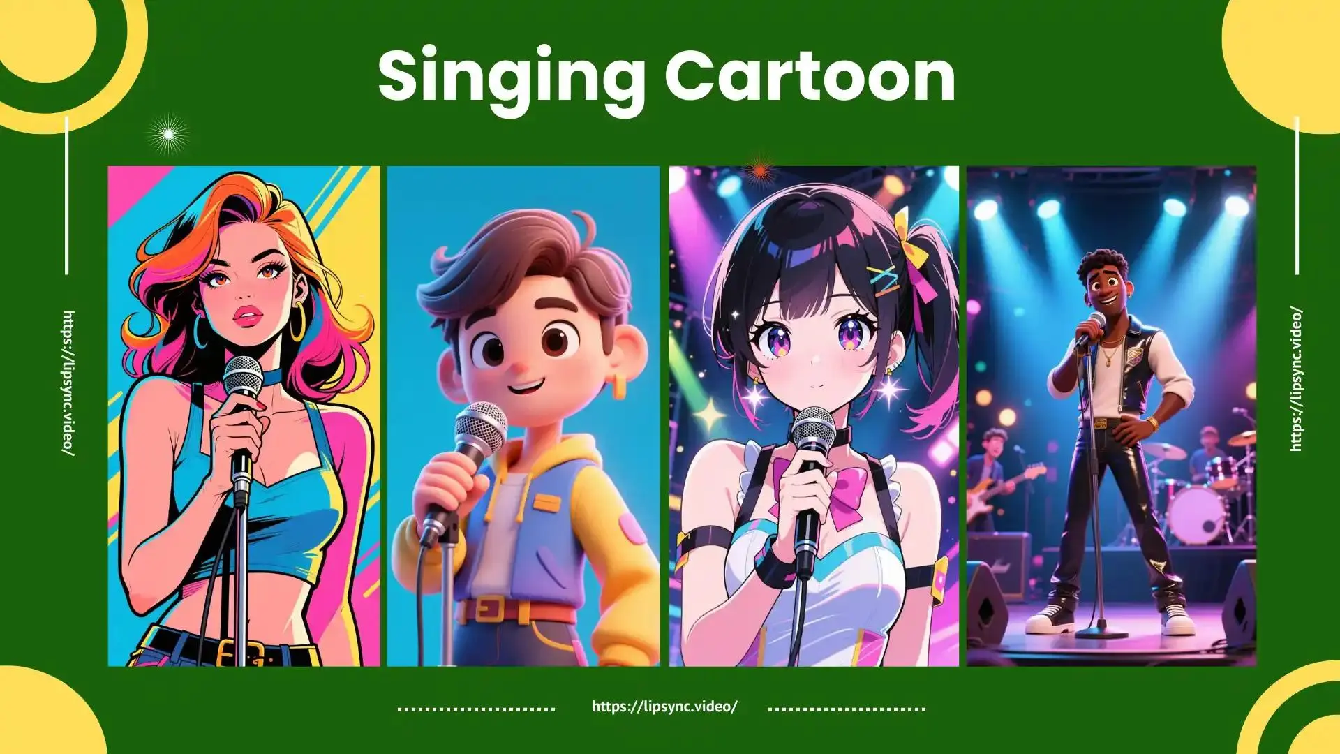 Generador de Dibujos Animados Cantantes con IA