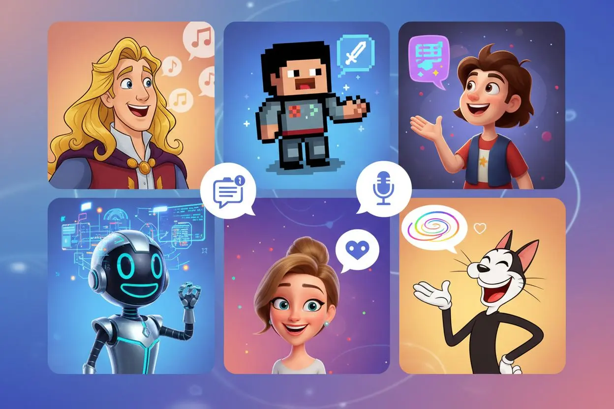 Dibujo animado parlante animado desde tu propia imagen o avatar