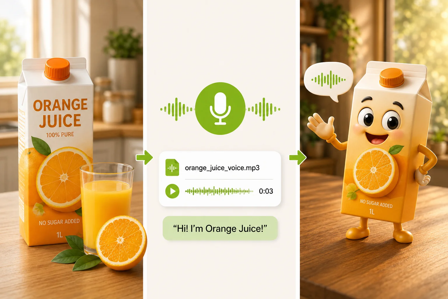 A Workflow That Lets Objects Speak