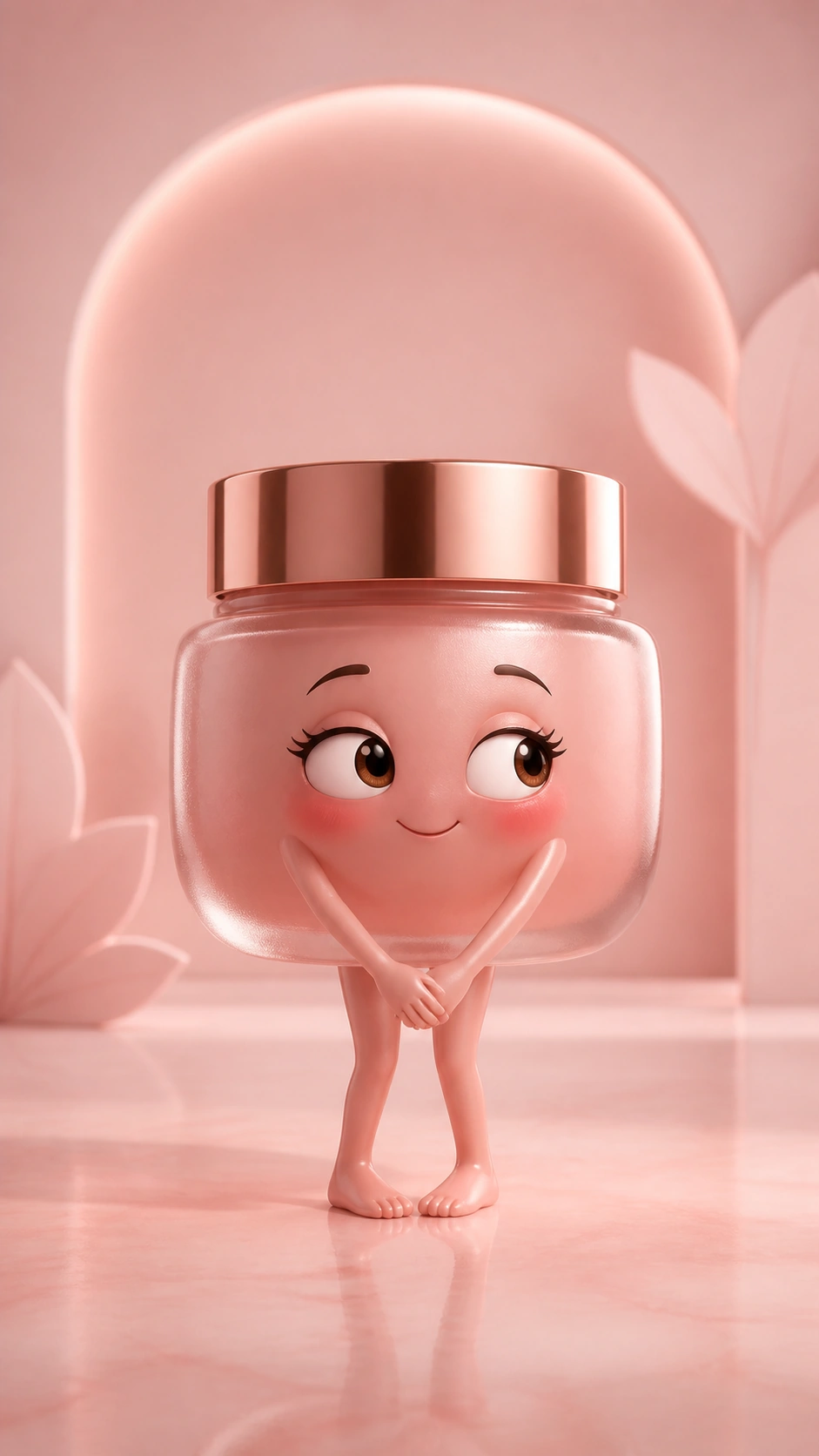 Happy talking pink face cream