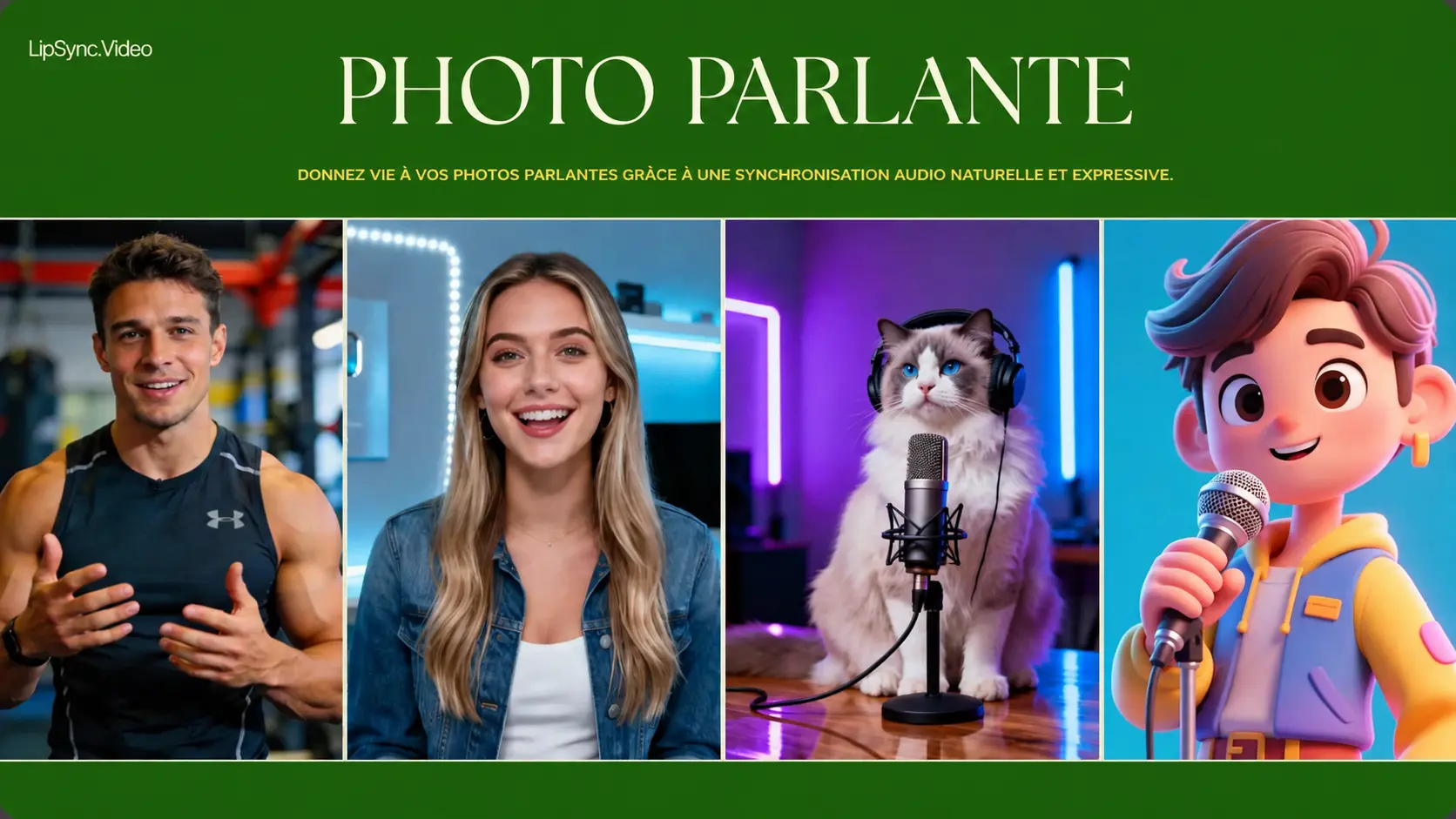 Aperçu du générateur de photos parlantes par IA