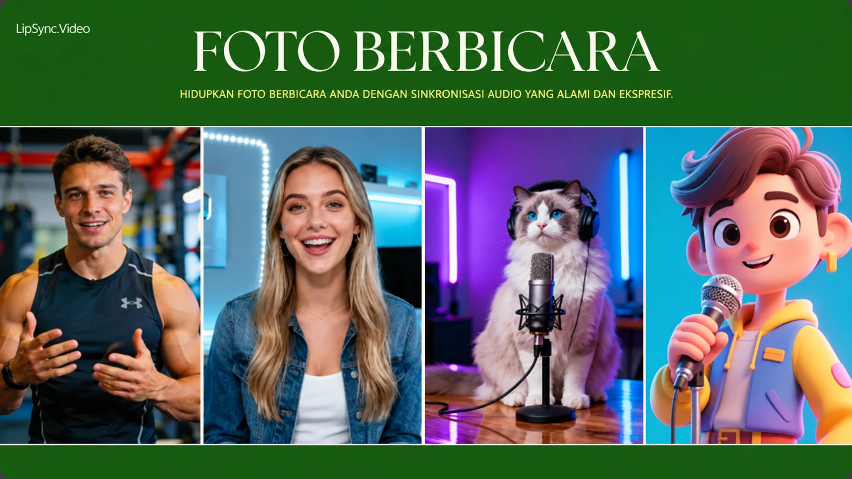 Pratinjau generator foto berbicara AI
