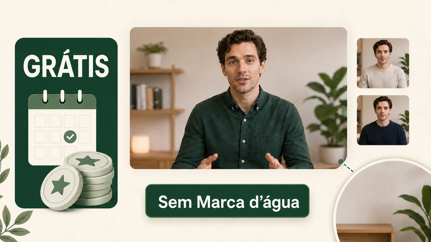Vídeo falante sem marca d’água pronto para pré-visualizar e baixar