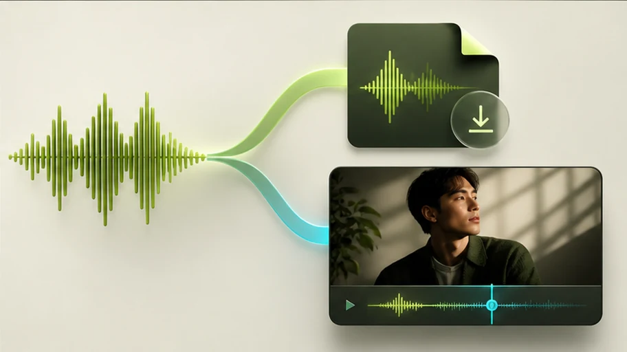 Generated speech for audio and video