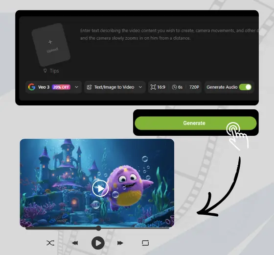 How to Use Veo 3 AI Video Generator