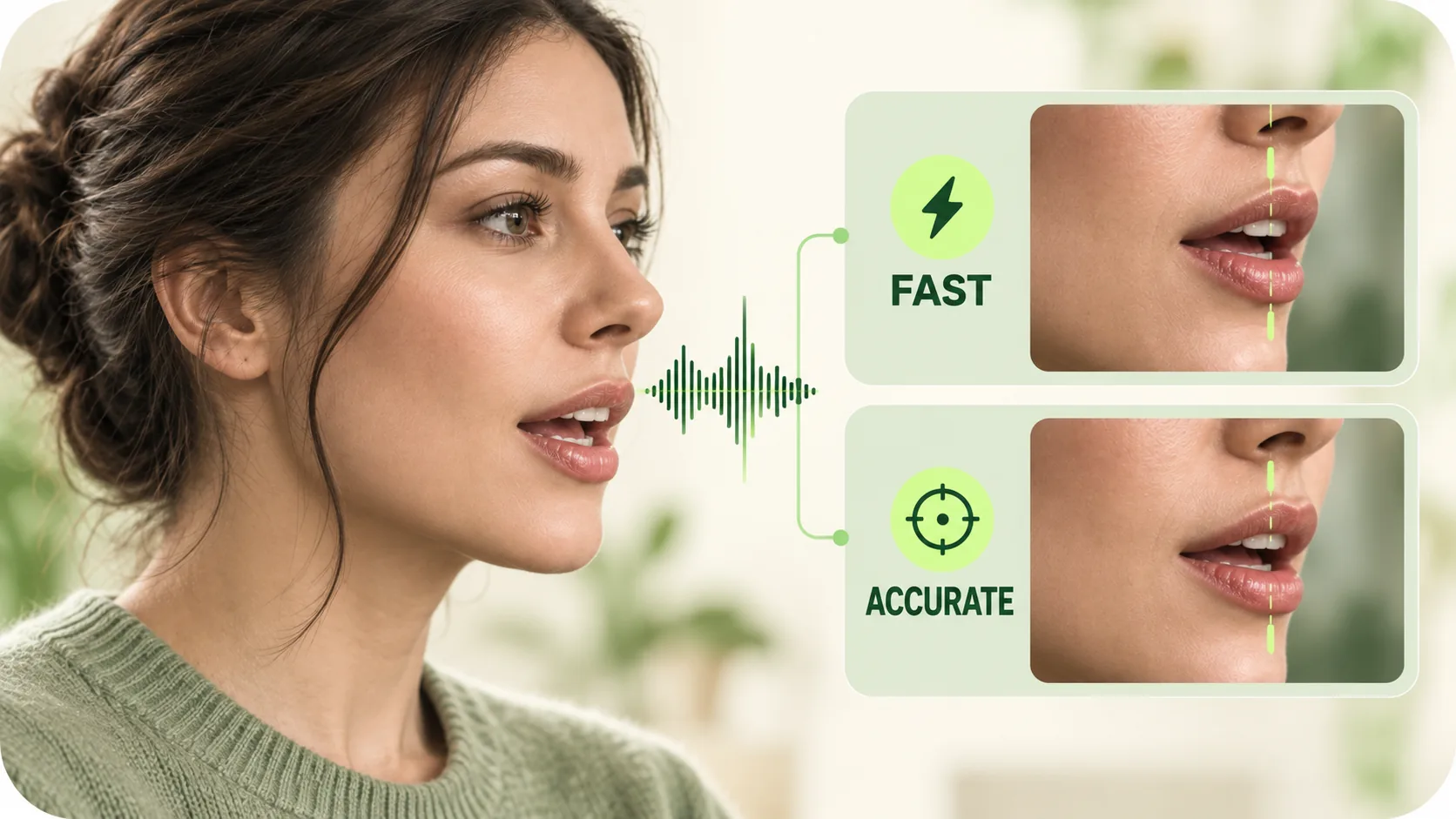 Les modes Rapide et Précis présentés dans une interface unifiée