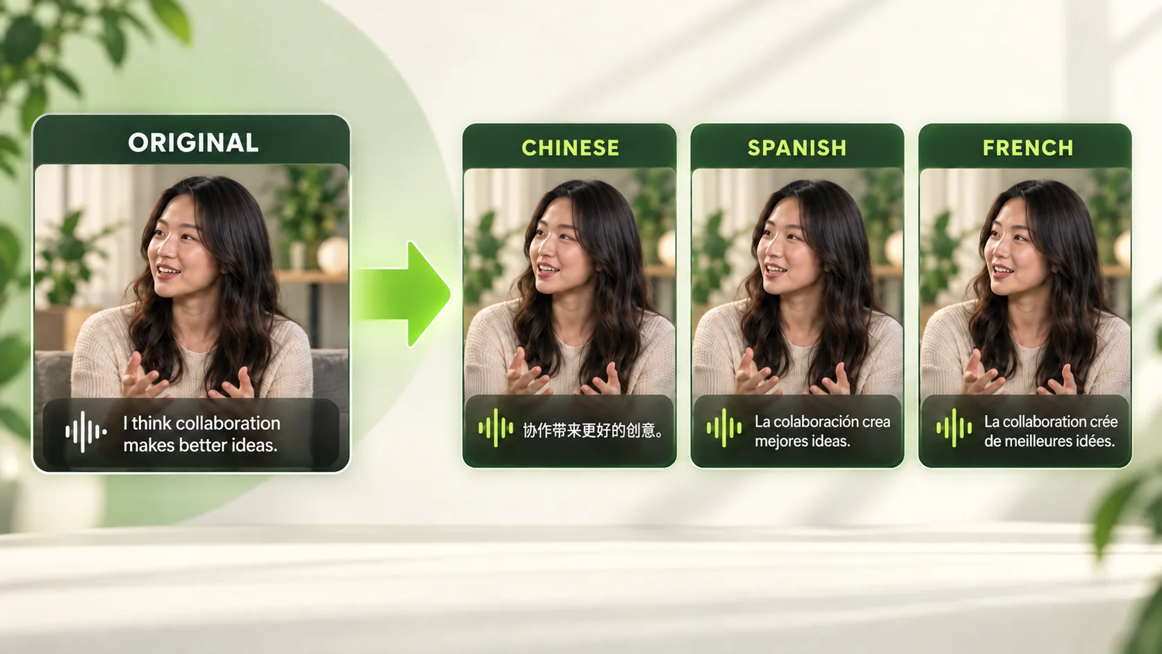 Une vidéo originale traduite en chinois, en espagnol et en français