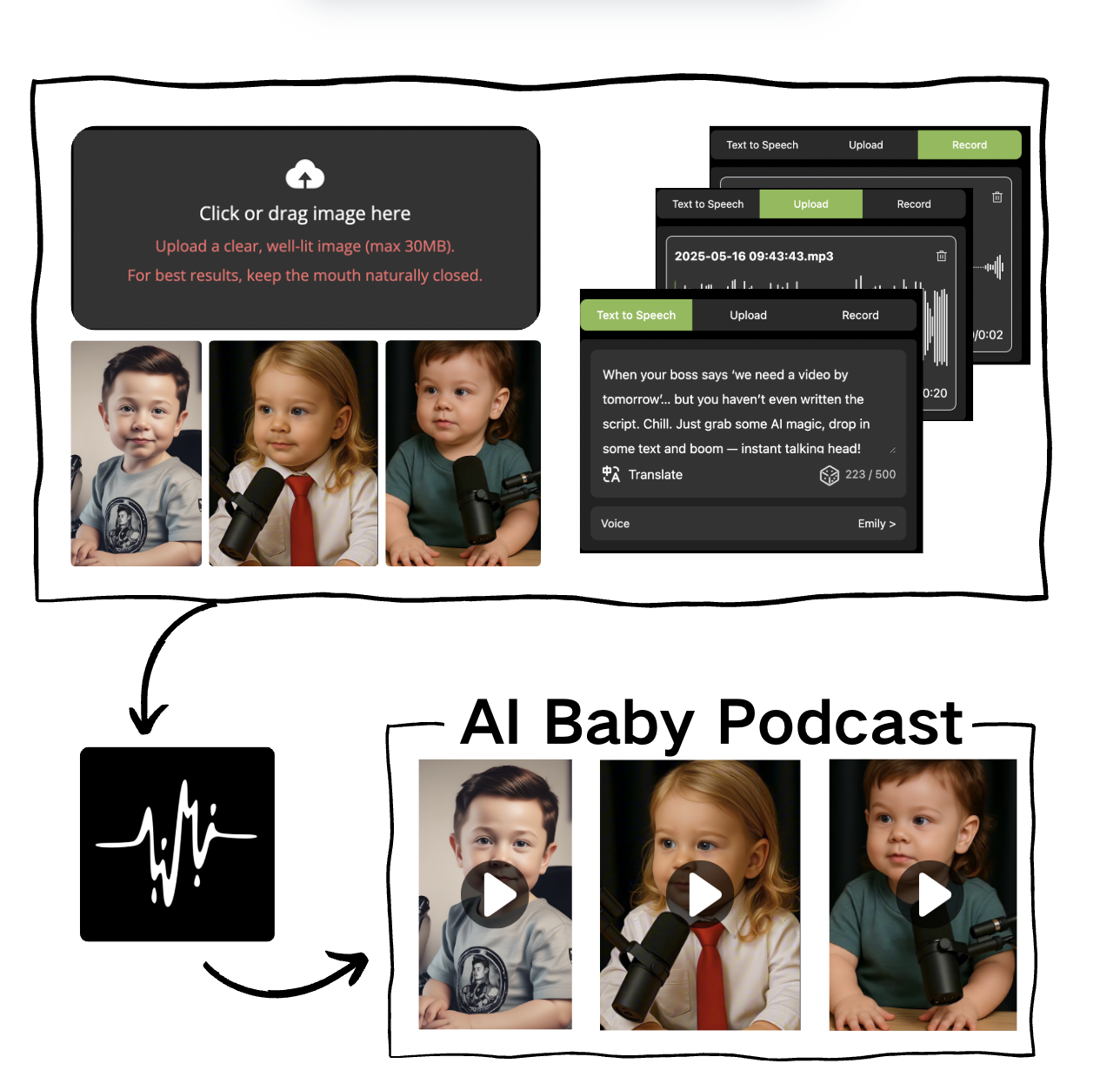 How to create a baby podcast