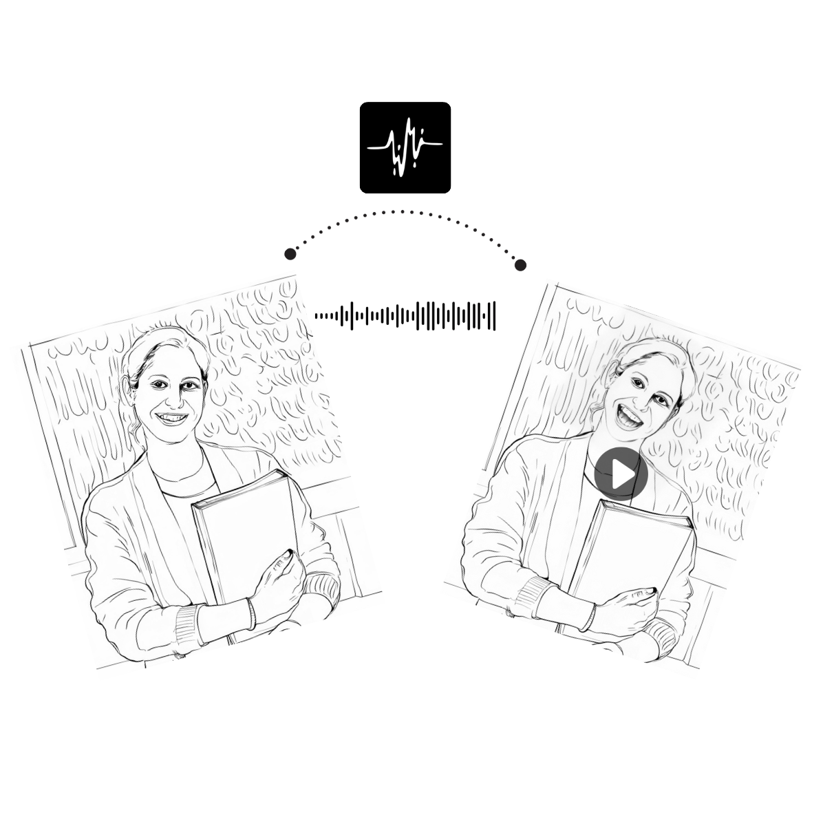 Business & Advertising application of Drawing Lip Sync