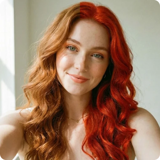 Changeur de couleur de cheveux IA