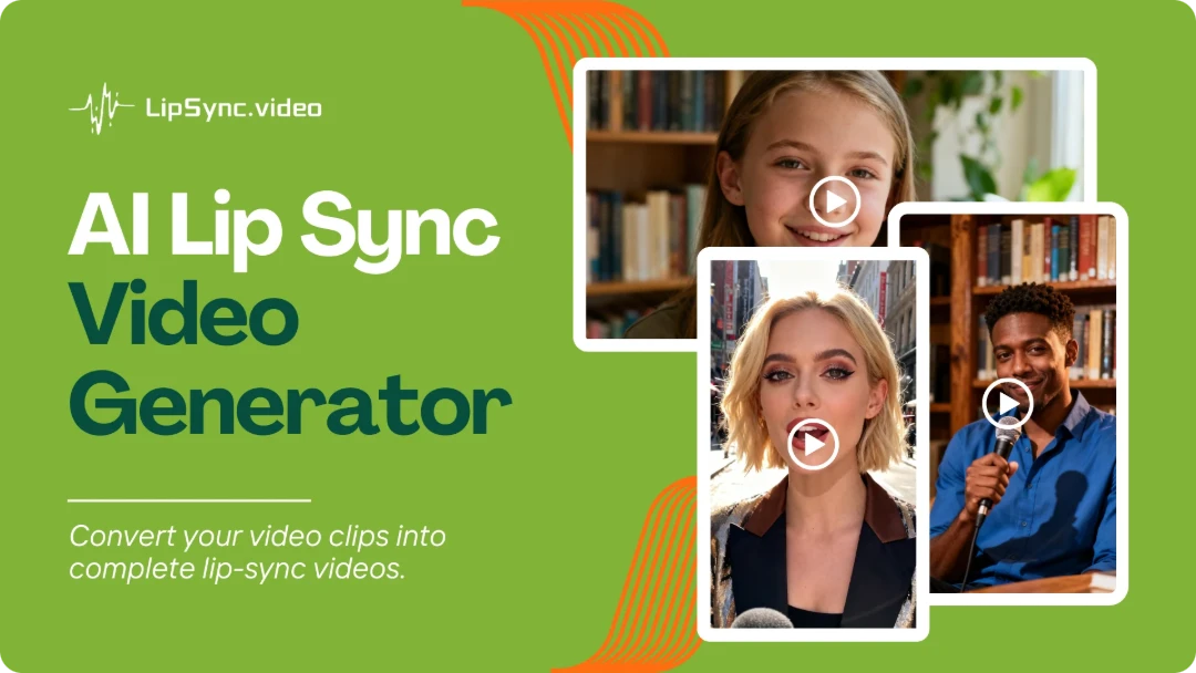 AI lip sync video generator